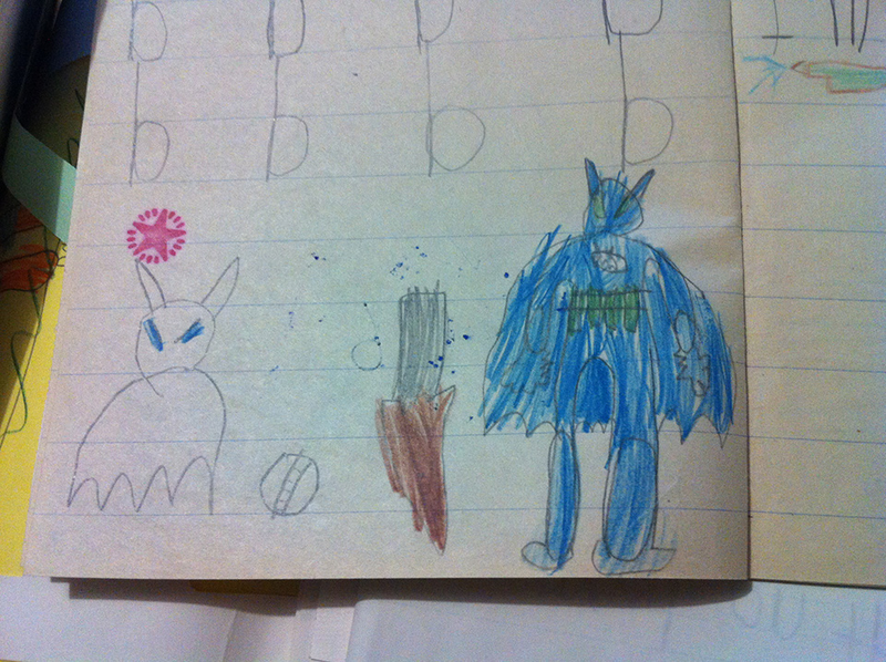 Illustration for article titled A Child's Sketchbook From the 1980s, Preserved For the 21st Century